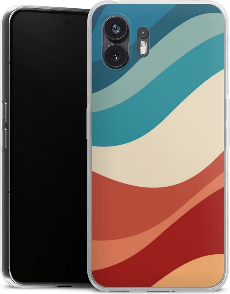 DeinDesign Handyhülle für Nothing Phone 2 Silikon Hülle Case Smartphone Schutzhülle Farbe Farbverlauf Welle