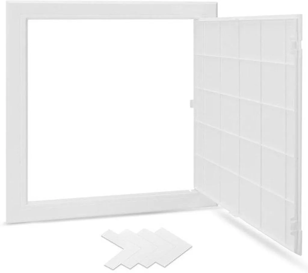 Panneau d'accès transparent 300x300 mm - Boîtier de montage ABS universel