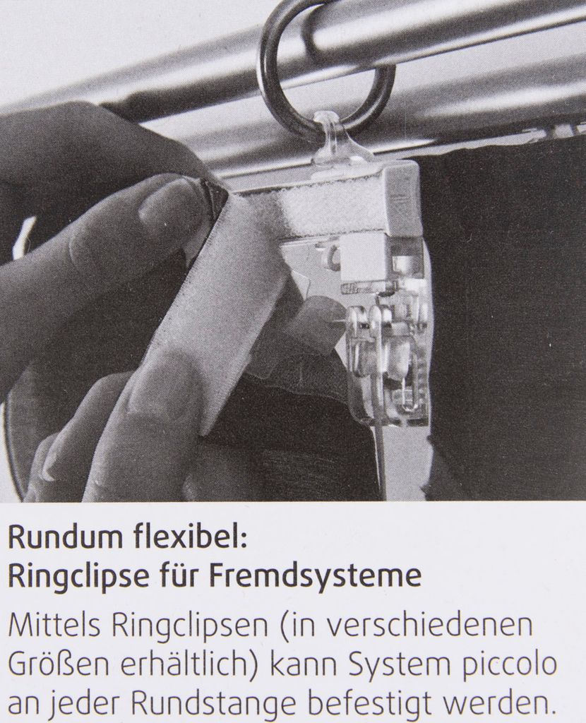 Faltrollosystem Raffrollosystem Stoffrollotechnik Komplettset mit allem Zubehör in 110cm breit