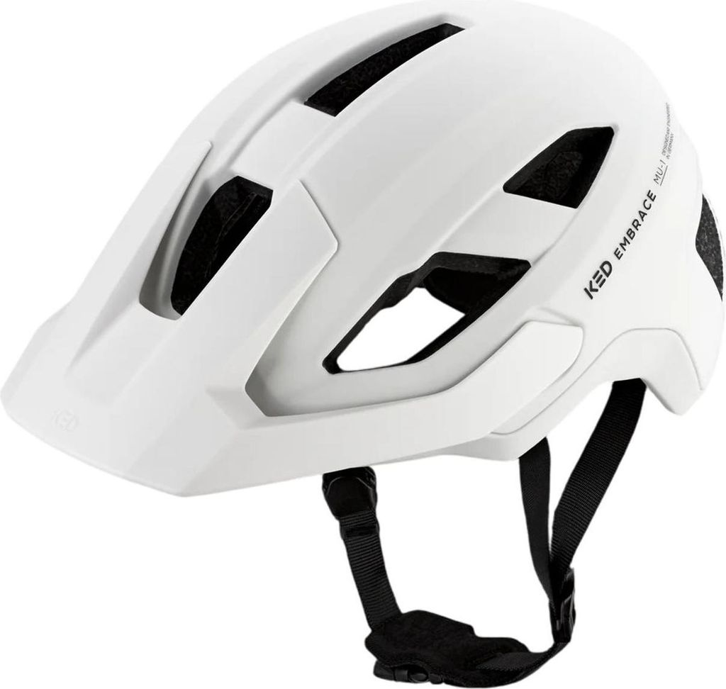 Ked Fahrradhelm Umarmung M (54–58 cm) – mattweiß Produktbild 