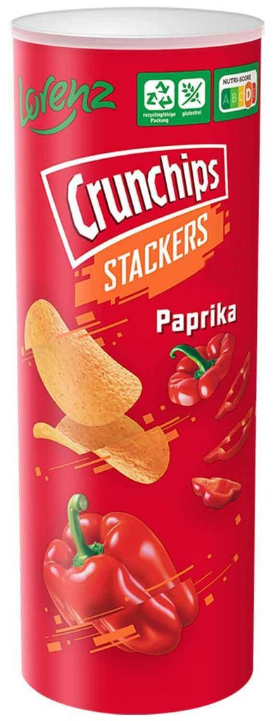 Crunchips Stackers Paprika 175g Produktbild 