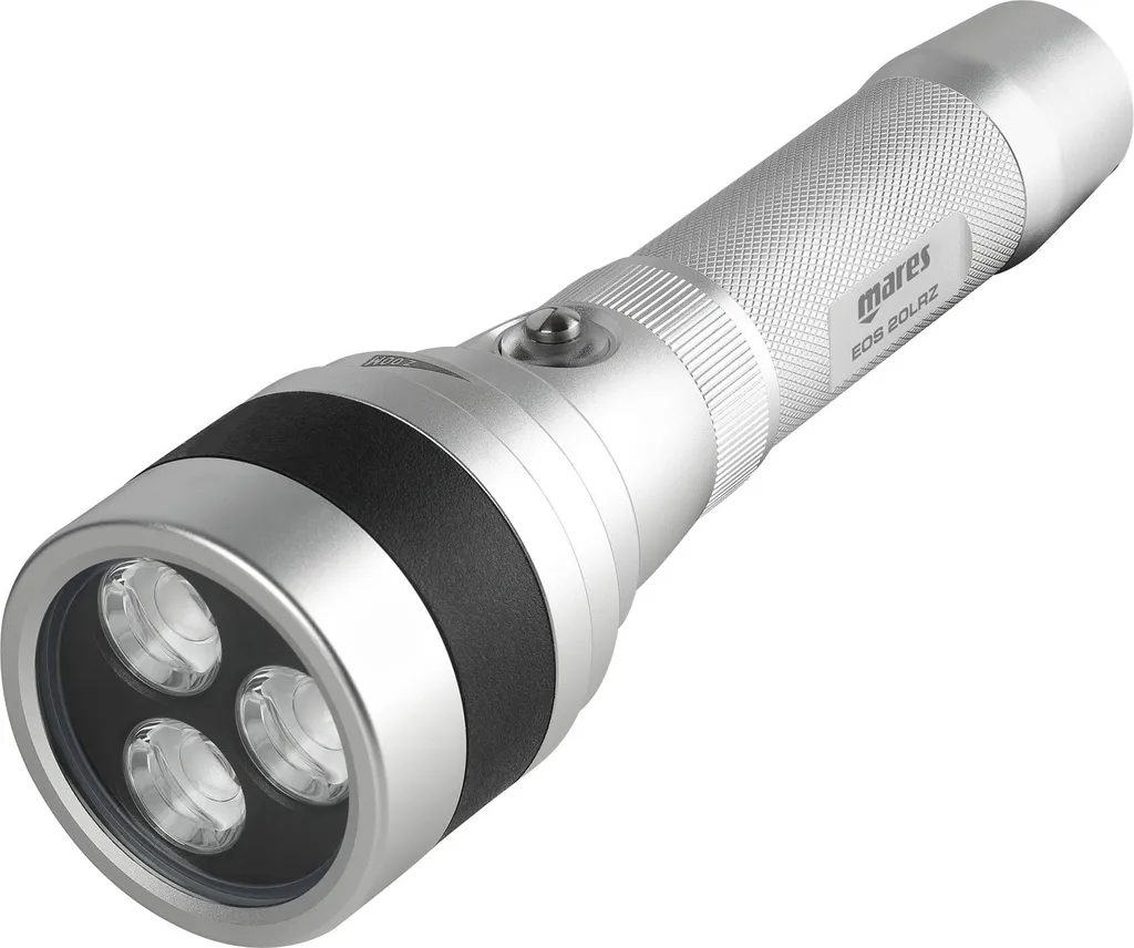 Lampe de Plongée Mares Eos 20lrz Idéale pour Exploration et Nuit Argent