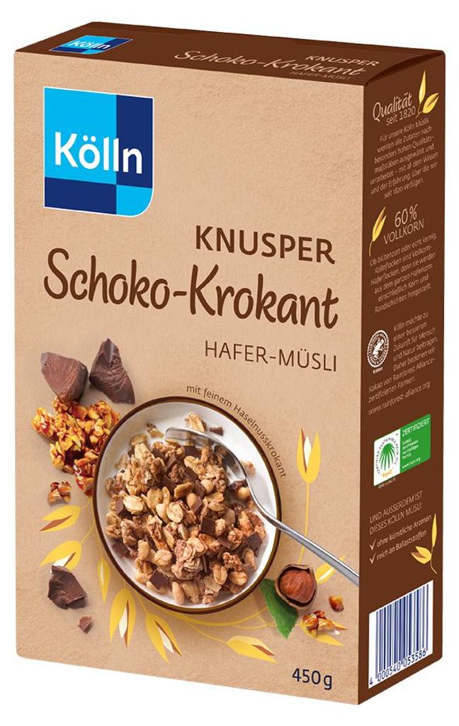 Kölln Muesli Croccante al cioccolato, 450g Immagine del prodotto 