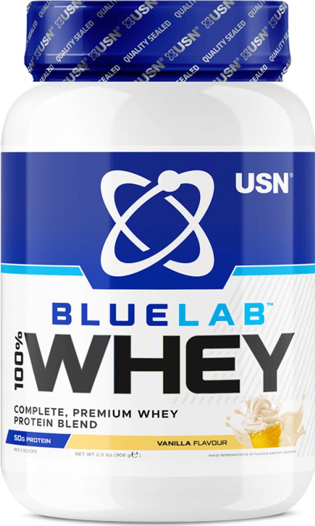 USN Blue Lab Whey (908g) Vanilla - Eiweiße - Molkenprotein-Mischung