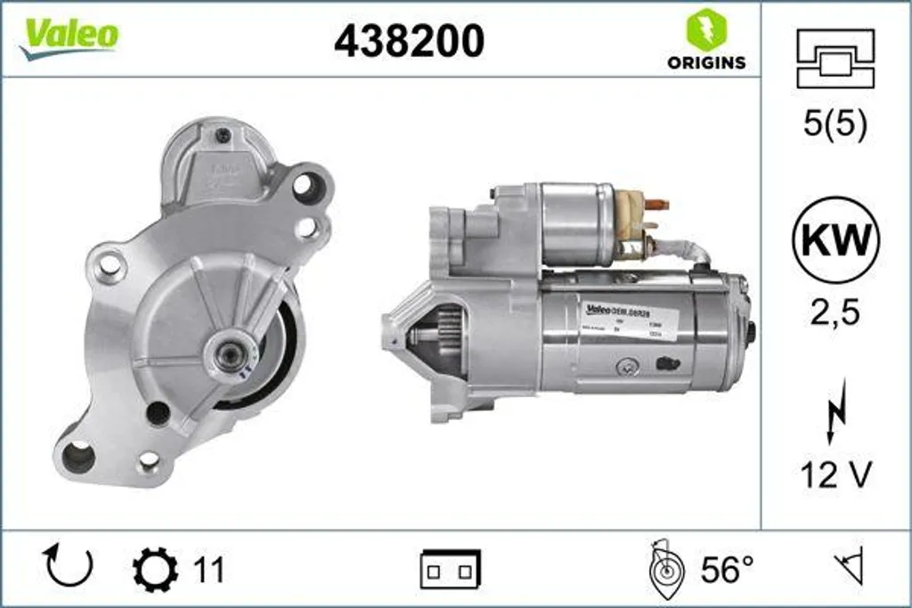 Démarreur électrique auto pour Citroën Jumpy Spacetourer et Peugeot Expert