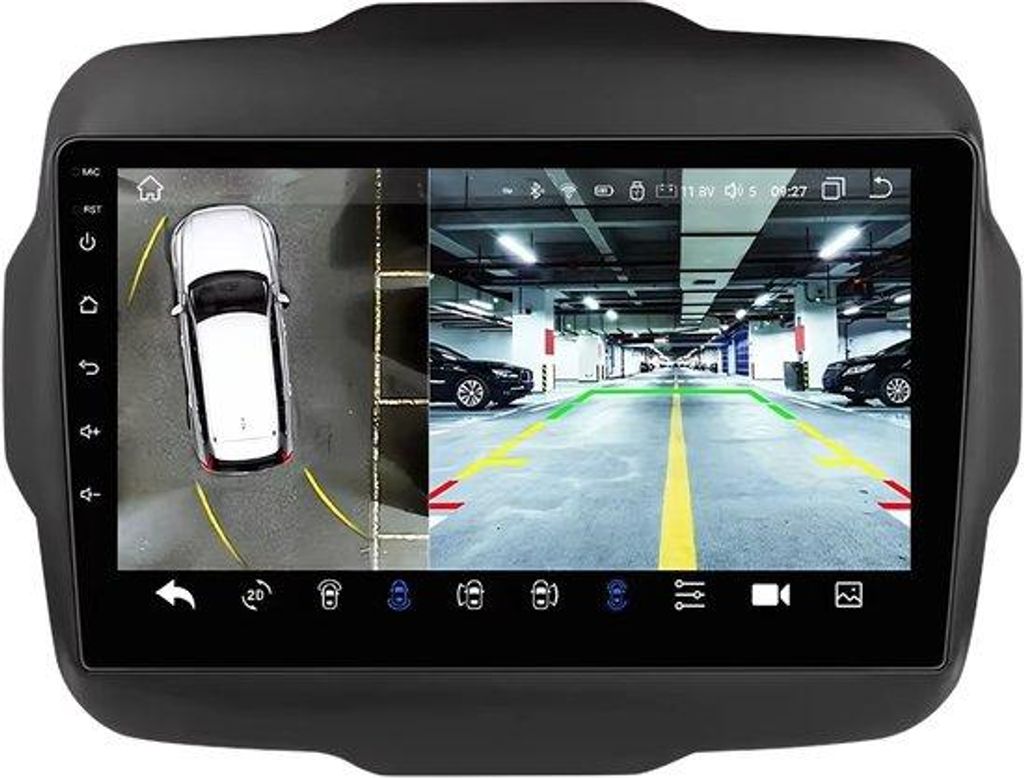 Autoradio mit Bluetooth und Kamera – CarPlay – Für Jeep Renegade (2016–2020) – Kompatibel mit Apple und Android – Stereoanlage – Navig...