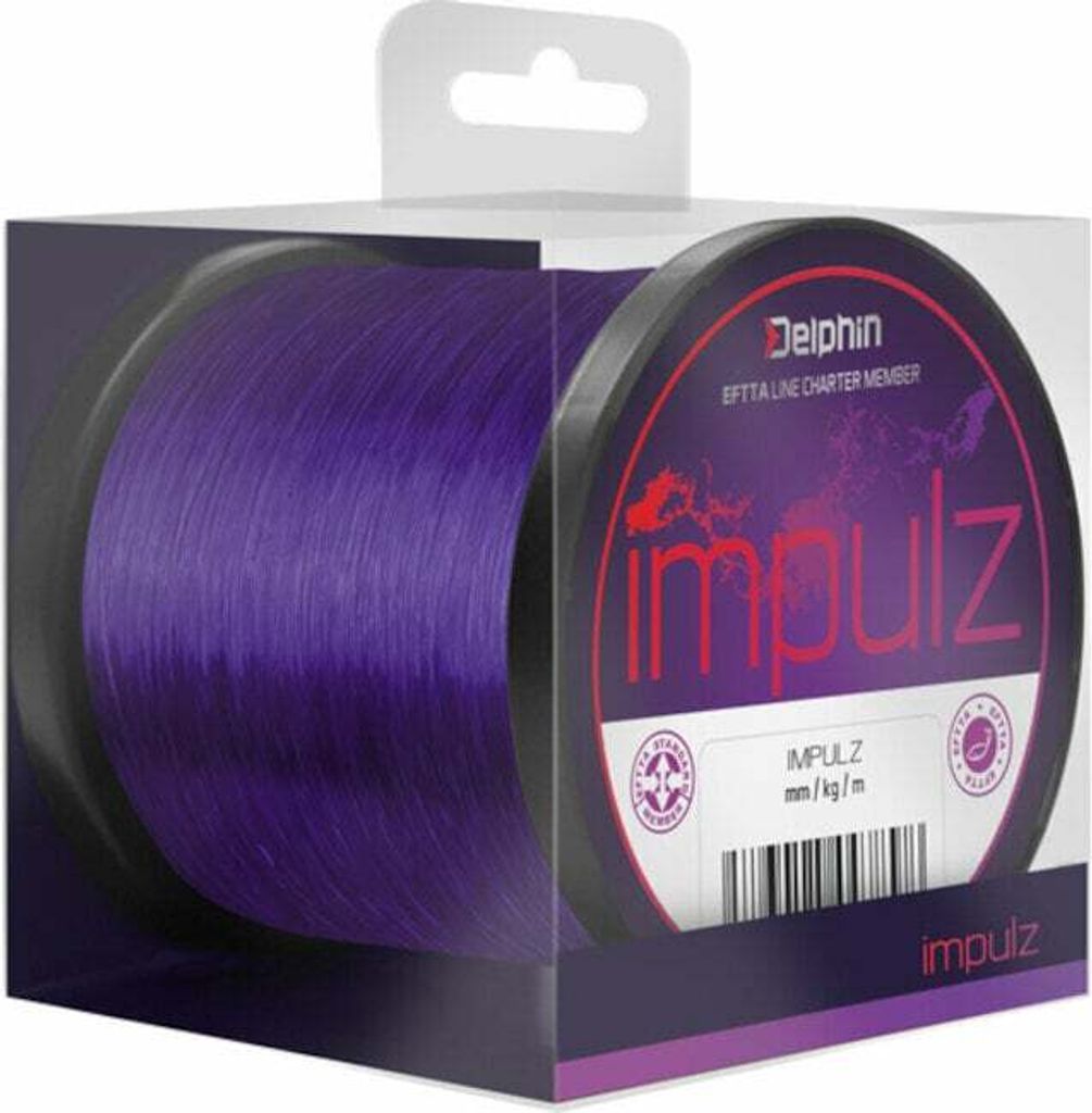 DELPHIN IMPULZ, 600m, 0,35mm, 10,4kg / 22,93lbs, viola, Immagine del prodotto 