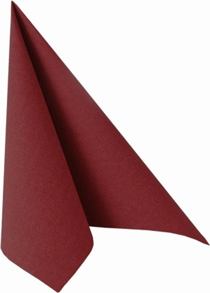 Papstar Serviette RC bordeaux 48 x 48cm 50 Stück Produktbild 