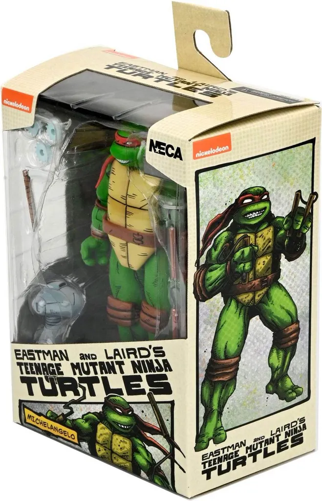 Cadeau Collectionneur : Figurine Michelangelo TMNT Mirage Comics 18 cm - 6