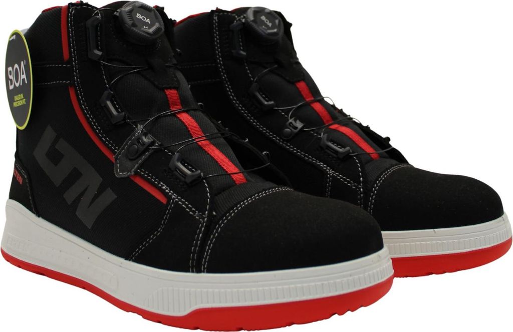 ELTEN Sicherheitsstiefel ISAAK XXST BOA® black-red Mid ESD Obrázok produktu 