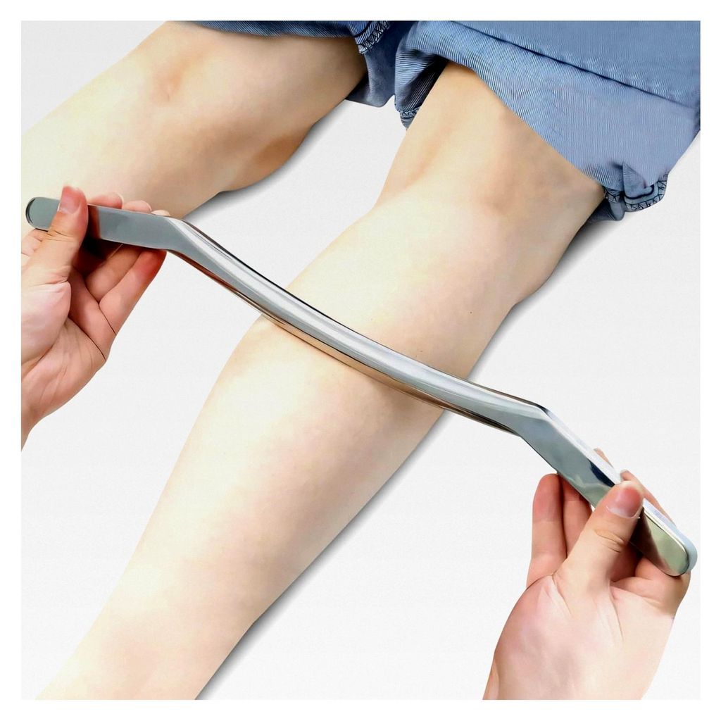 Gua Sha Edelstahl, Muskel-Faszien-Schaber, Körper-Gua Sha IASTM-Werkzeug zur Entspannung von Weichteilen und Verbesserung von Faszienknoten