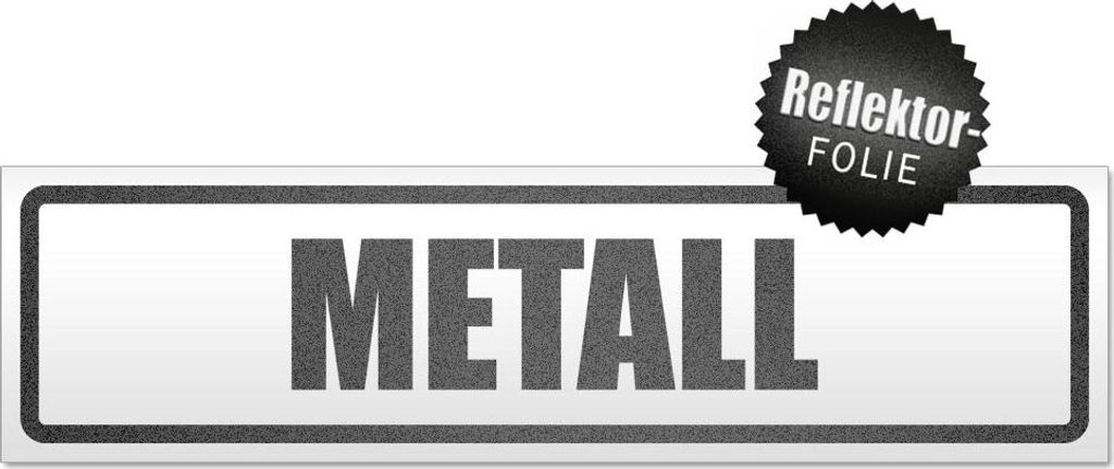 METALL Magnetschild Schild magnetisch