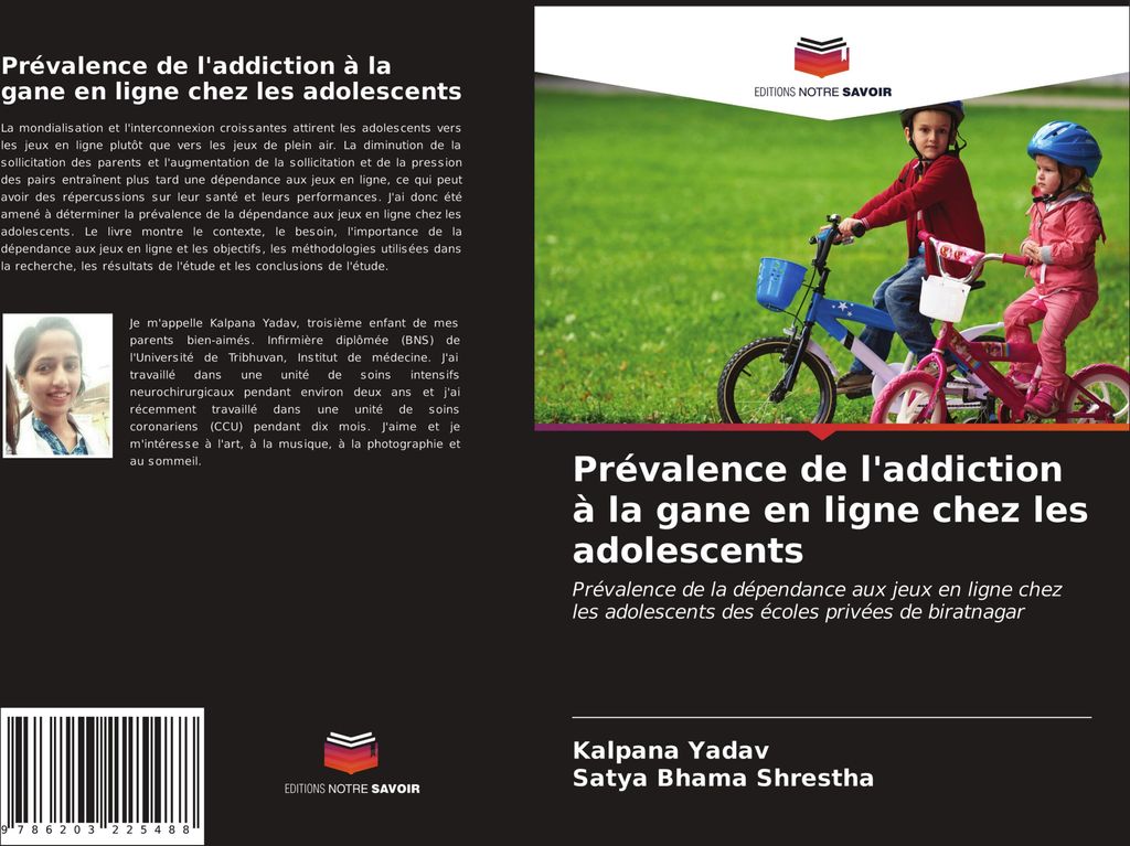 Prévalence de l'addiction à la gane en ligne chez les adolescents