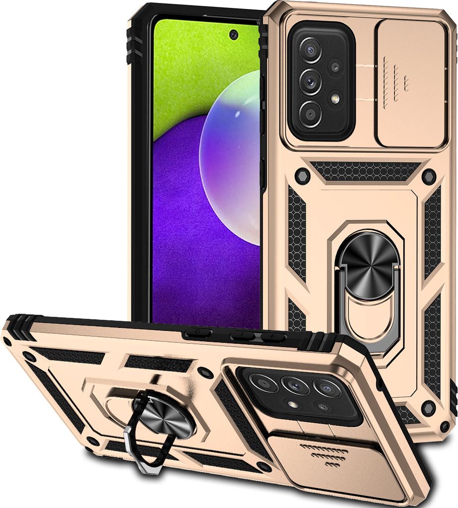Galaxy A53 5G Hülle mit Schiebe Kamera Schutz und Produktbild 