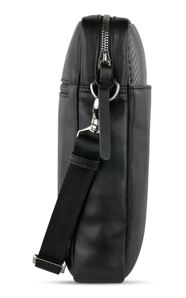 Bugatti Comet sac à épaule compact en toile noire résistante