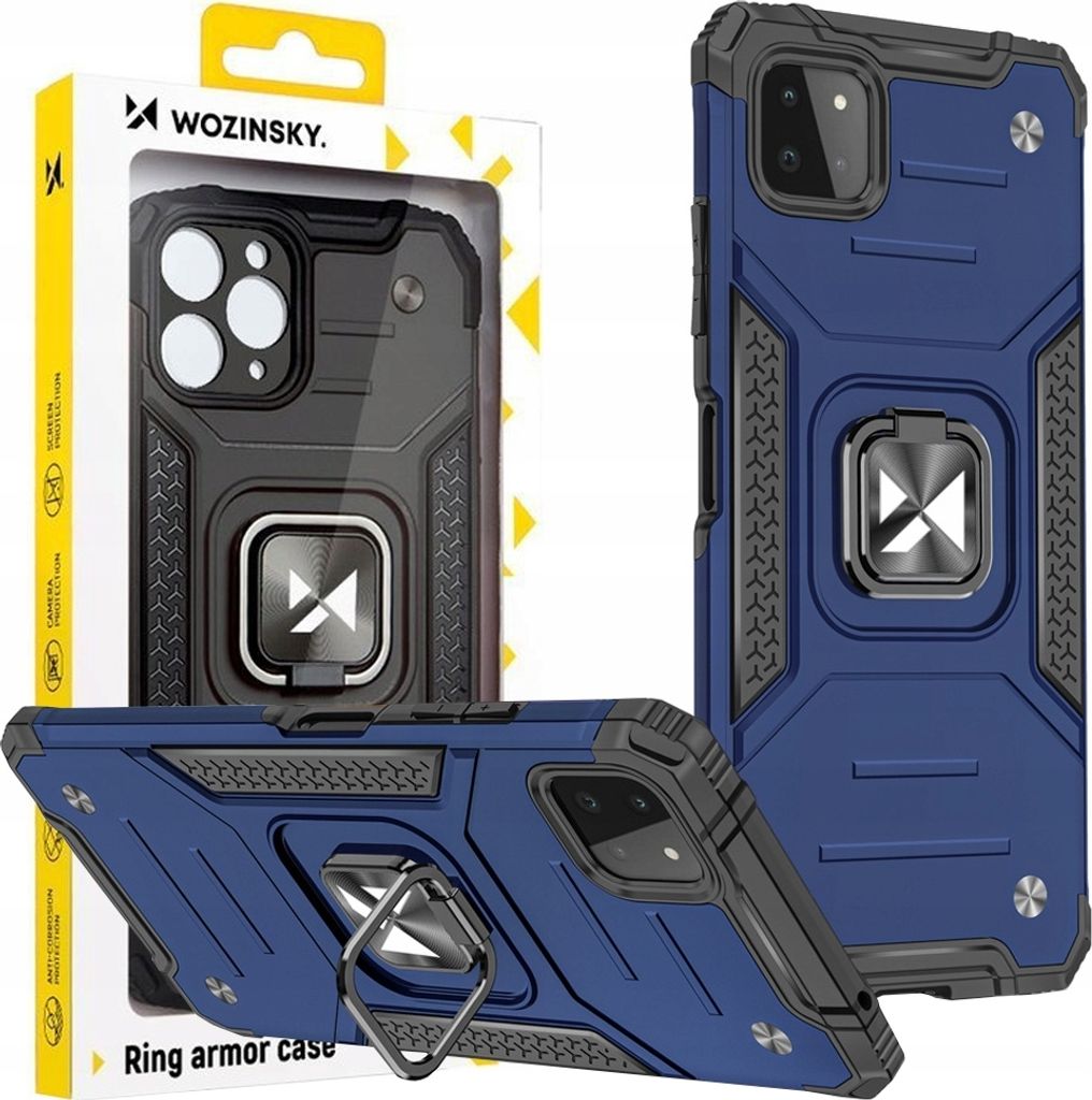 Wozinsky Fall Abdeckungen+Handgriff für Samsung Galaxy A22 blau