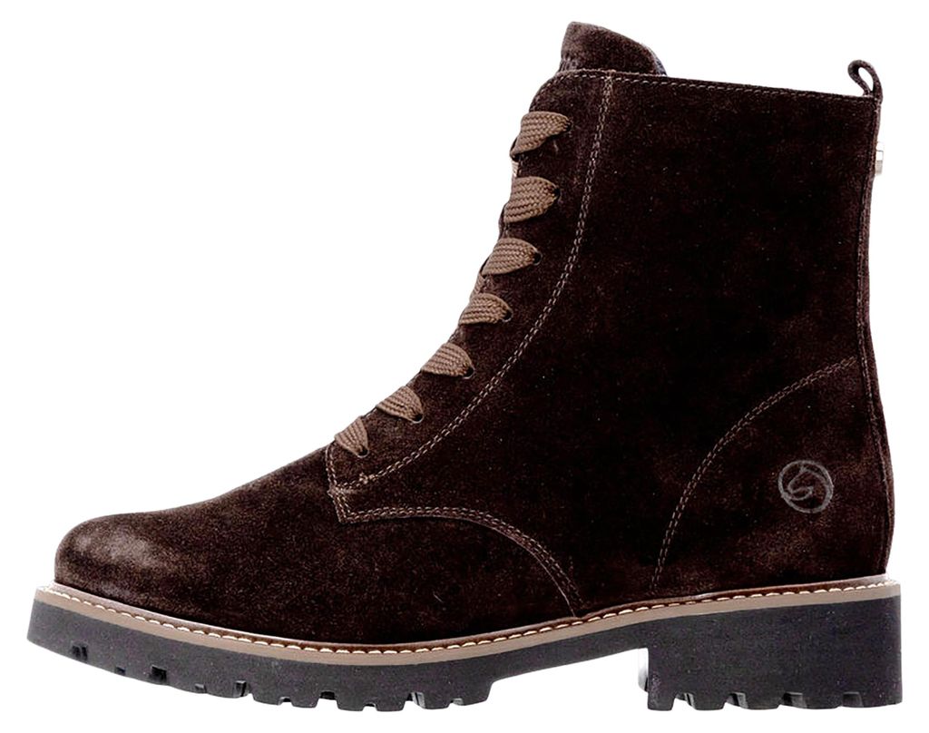 Remonte Damen Stiefelette Leder Schnürbootie mit Produktbild 