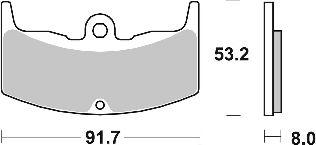 sbs Bremsbeläge Bremsklötze VORNE 552HF