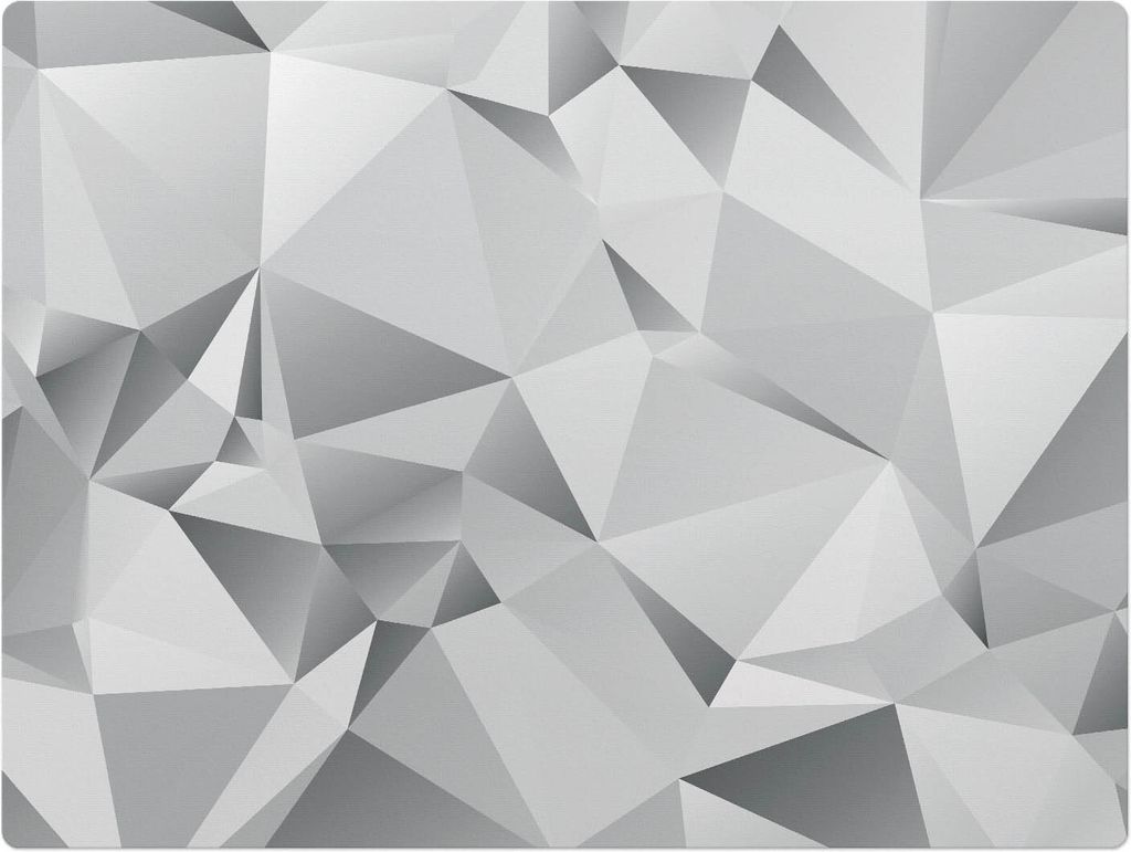 Geometrisches Mosaik – Bodenschutzmatte – Stuhlunterlage 120x90 cm – Rutschfest – Hartbodenmatte