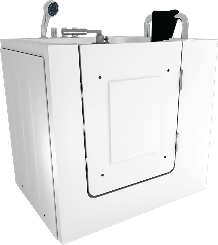 Sitzbadewanne Senioren Sitzwanne mit Tür S02-TH-C-R 100x78cm