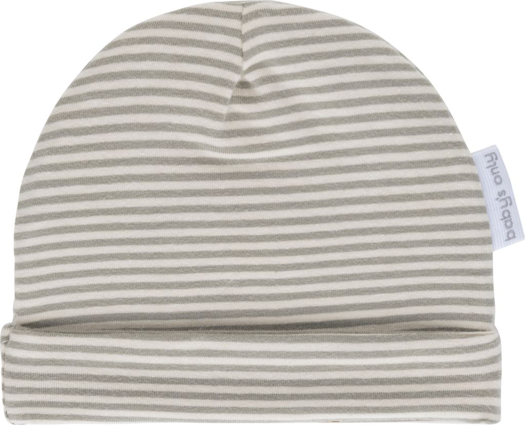 Baby's Only Mütze Stripe - Urban Green - 3-6 Monate - 95% Produktbild 