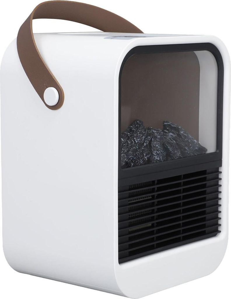 Elektrische Kaminheizungen mit Flammenimitation 1000W Überhitzungsschutz Leise tragbare Raumheizung für Schlafzimmer EU Stecker 220V