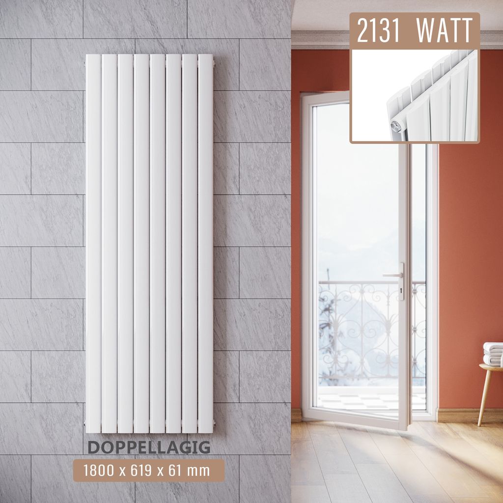 SONNI radiatore a pannello 1800×619 mm a doppio strato Immagine del prodotto 