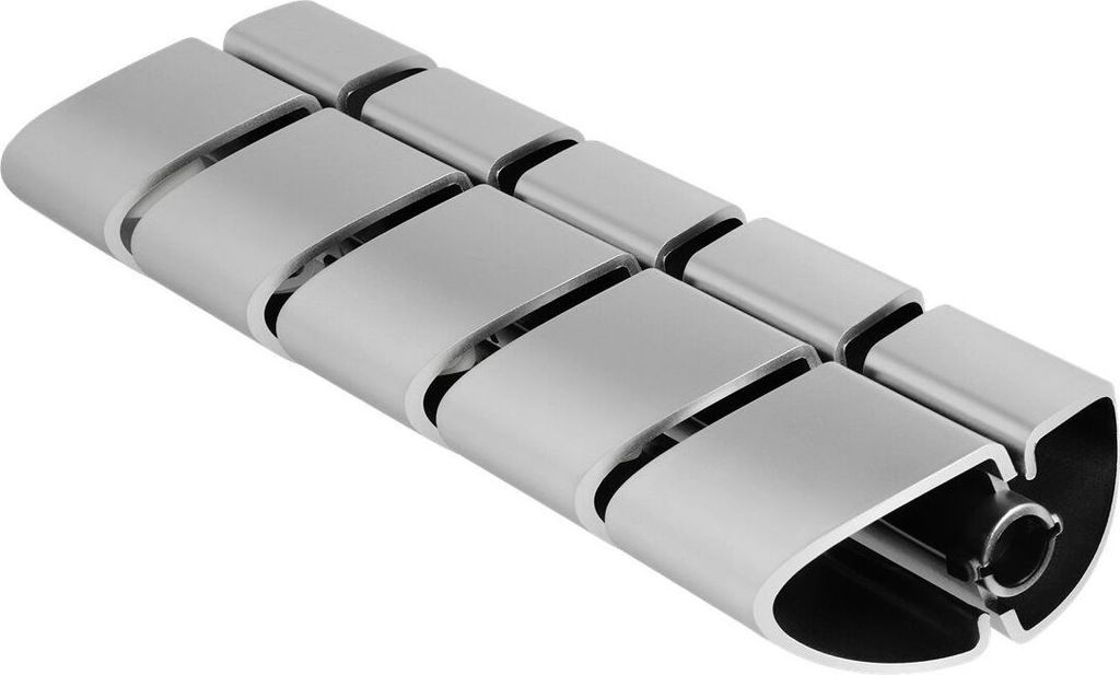 DELOCK Kabelkanal Befestigungselement 75x45mm 5 Stück silber