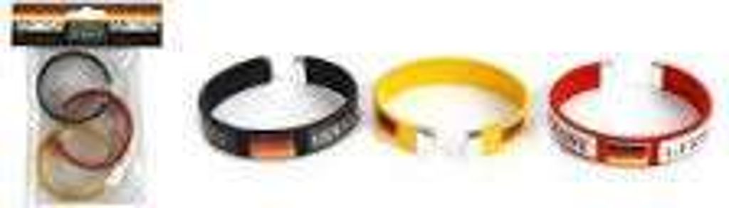 Fussball Armband Deutsch 3er 650858 von MICHEL-TOYS Produktbild 