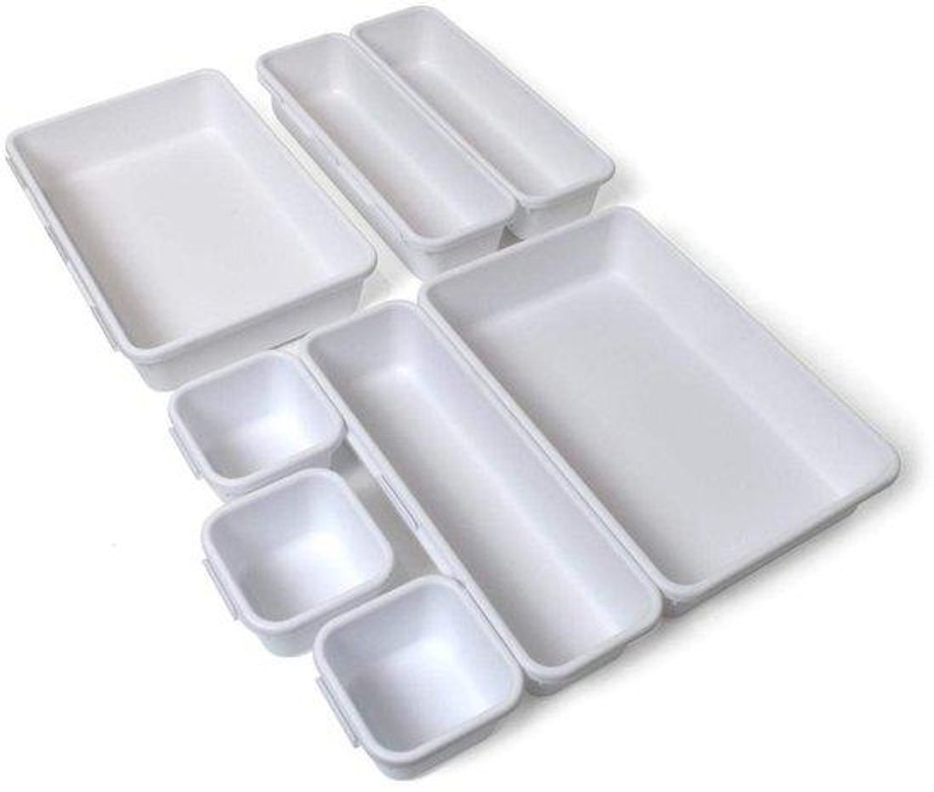 Kunststoff Lade-Organizer Weiß