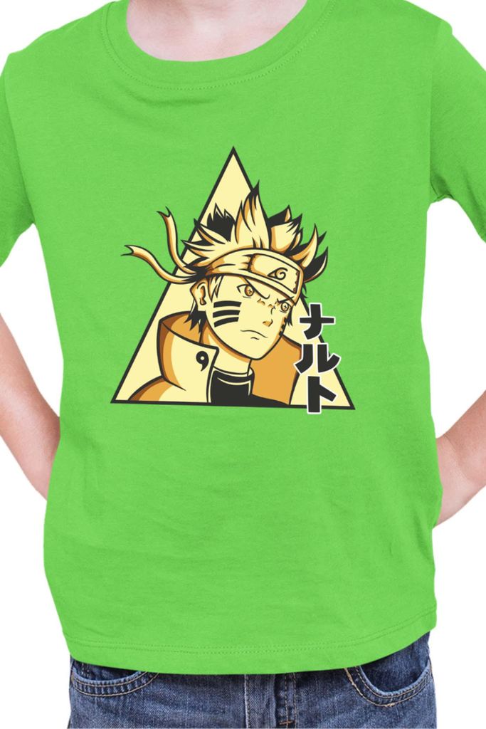 Kinder T-Shirt Naruto Naruto 08, 5-6 Jahr - 116 / Lime