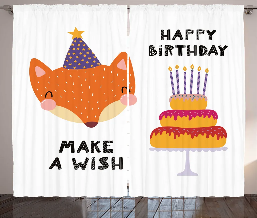 Tenda Volpe Compleanno ABAKUHAUS 280x245cm | Arredo Rustico Camera