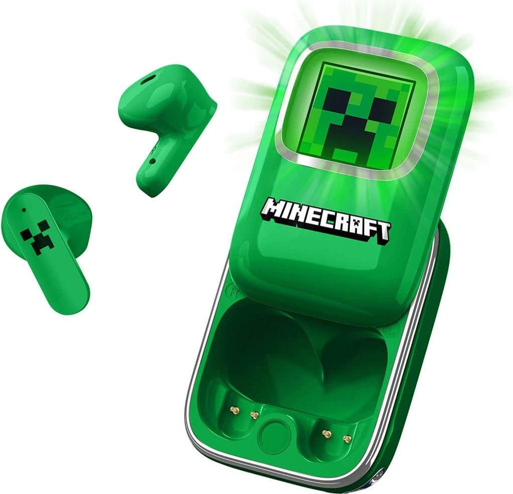 Kopfhörer MINECRAFT In-Ear TWS Slide Grün Produktbild 