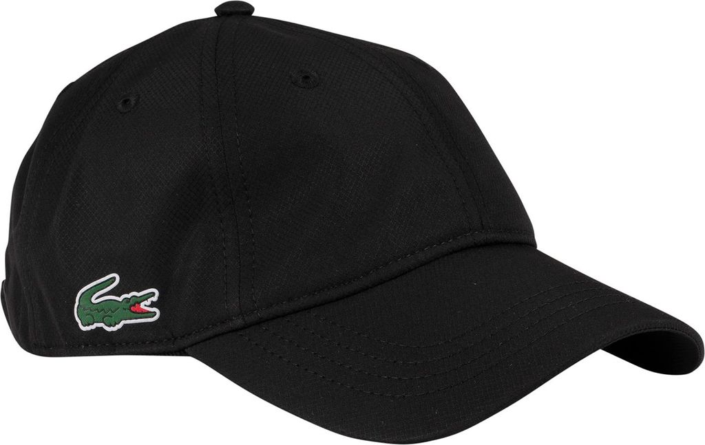 Lacoste Logo-Baseballmütze, Schwarz One Size Produktbild 