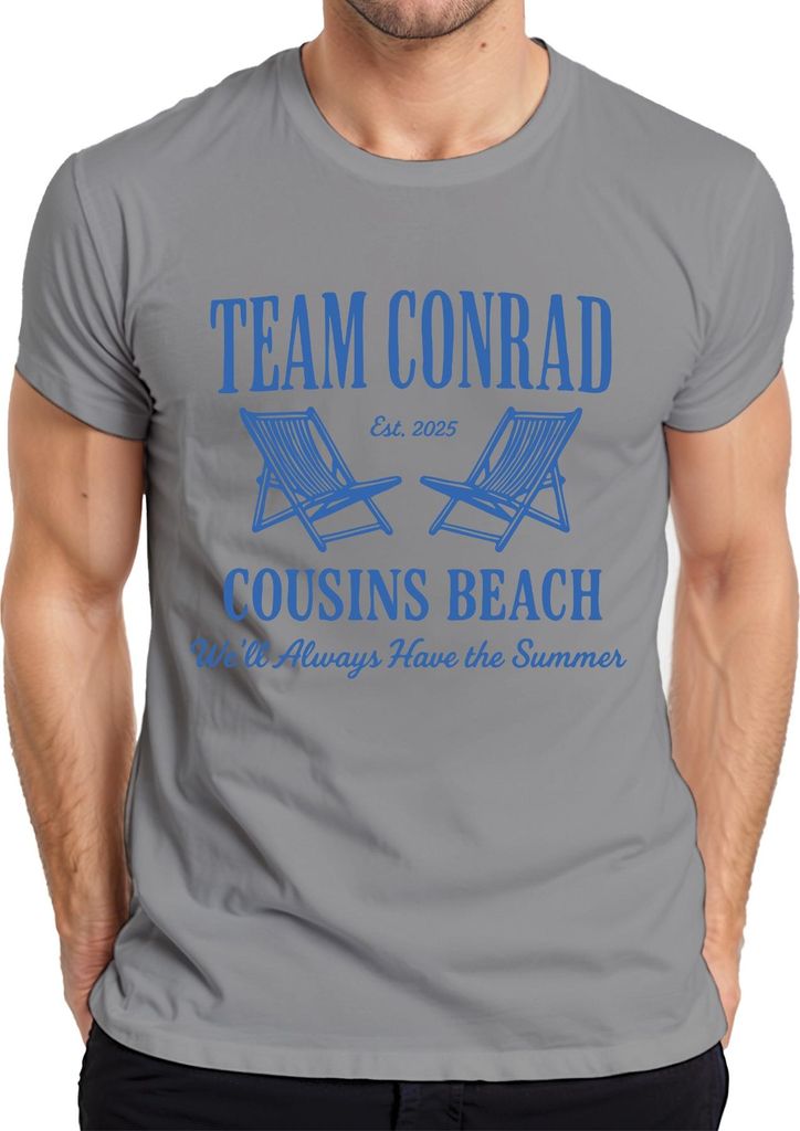 Team Conrad Cousins Beach We'll Always Have Summer I got pretty Herren T-Shirt, Grau, XL