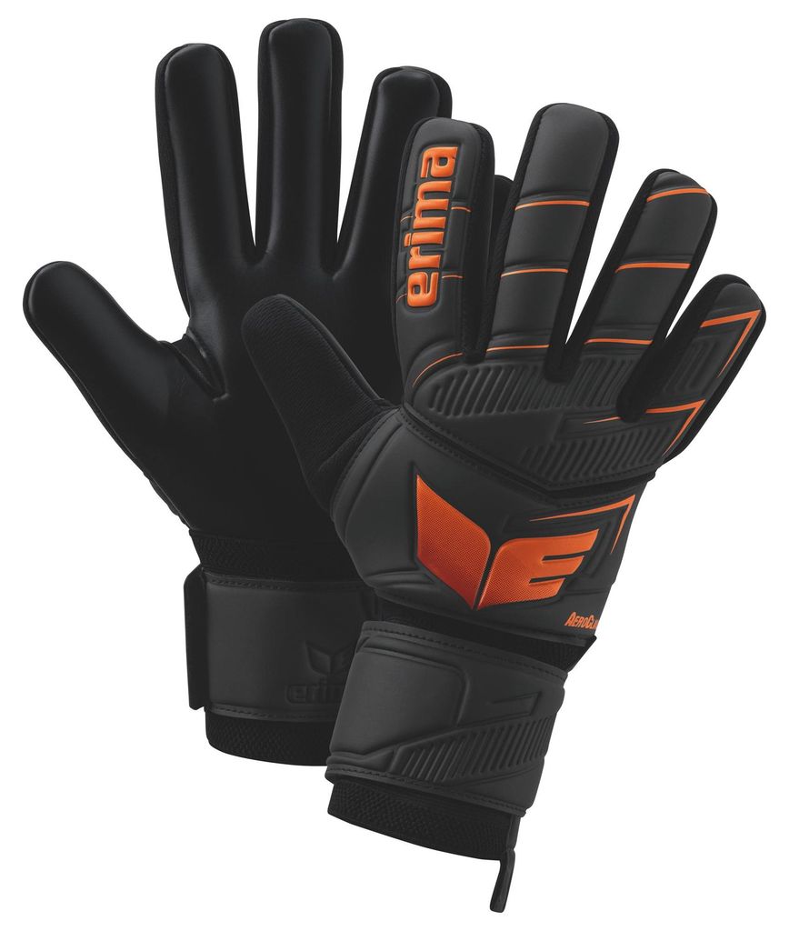 Erima Aeroclaw New Talent - black/orange, Größe:11