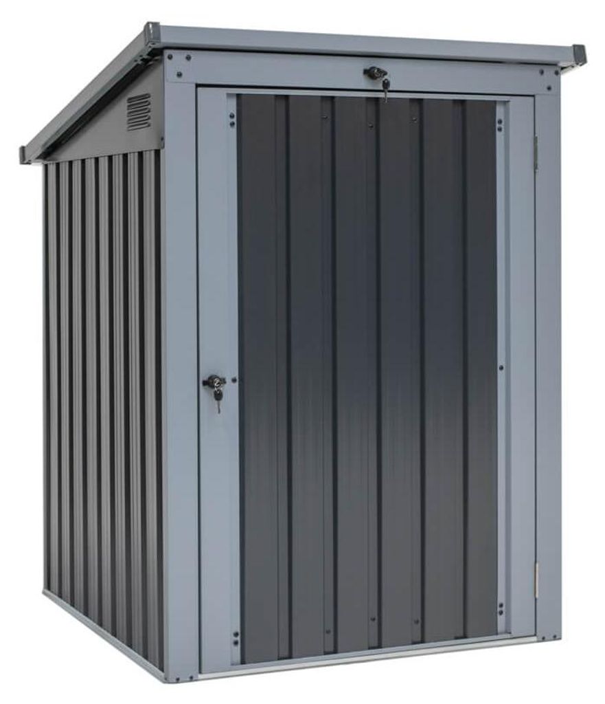 Westmann Stahl Mülltonnenbox und Gerätebox Anthrazit Produktbild 