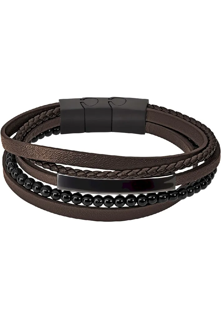 Bracciale Uomo Lotus LS1832-2/5 | Pelle Marrone E Acciaio Con Ancora | Collezione Urban Man - 4