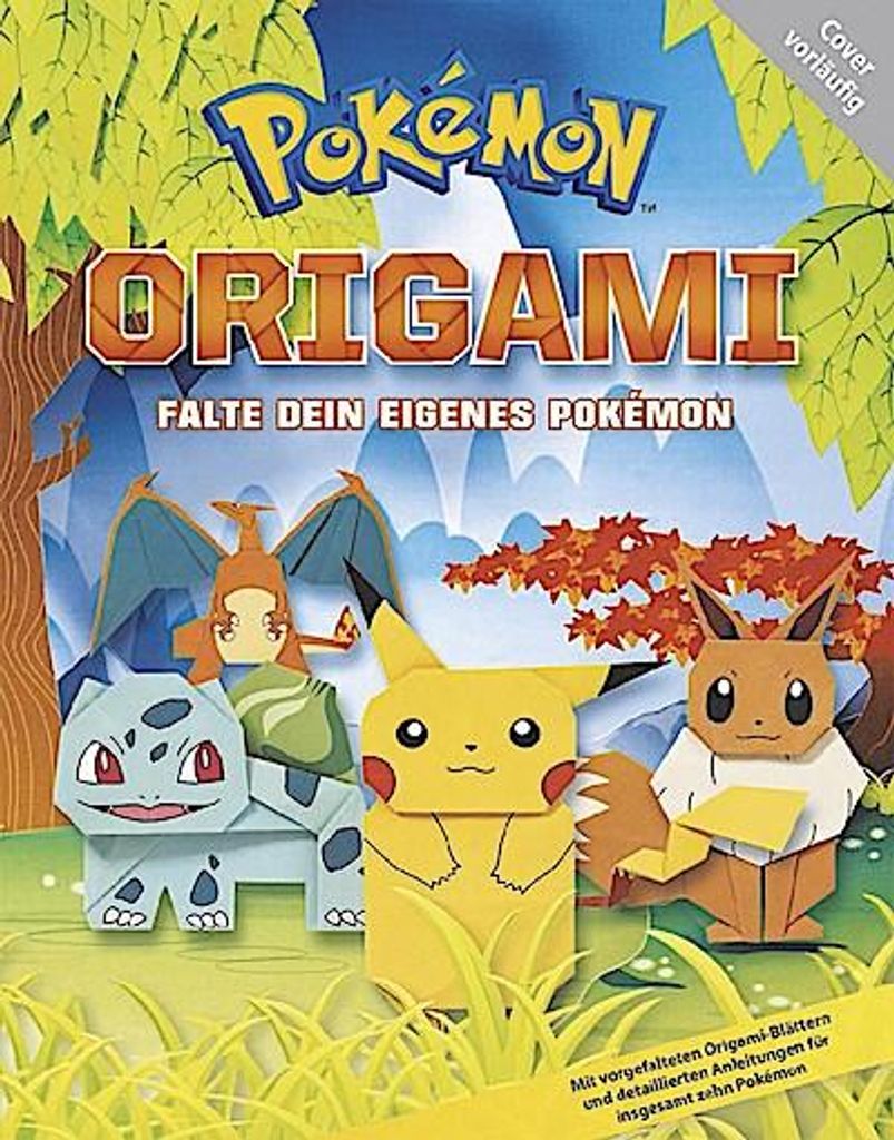 Pokémon: Origami - Falte Dein eigenes Pokémon Immagine del prodotto 
