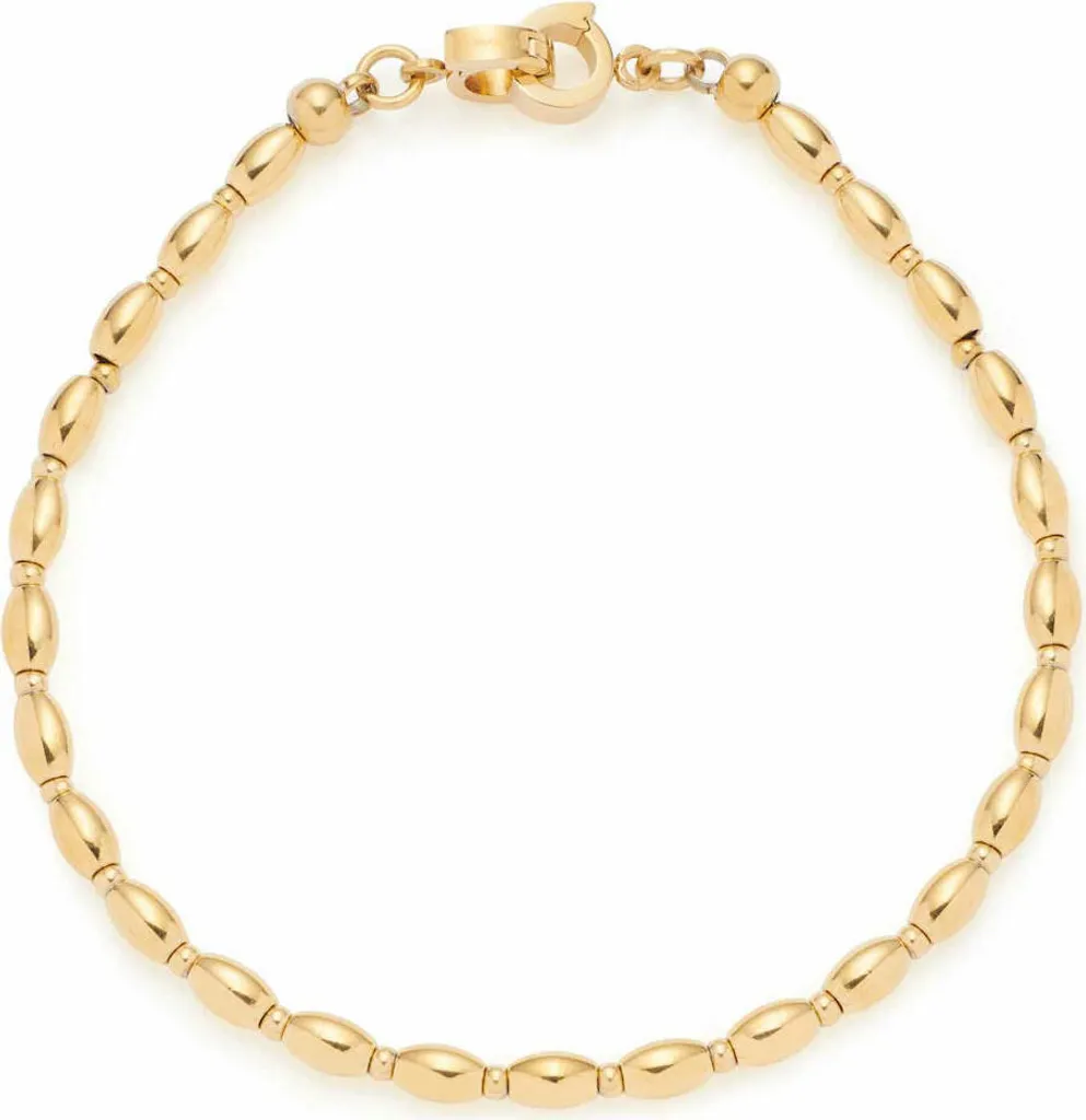 Bracelet Doré Inoxydable Leonardo Lori Clip&Mix à Personnaliser Soi-même