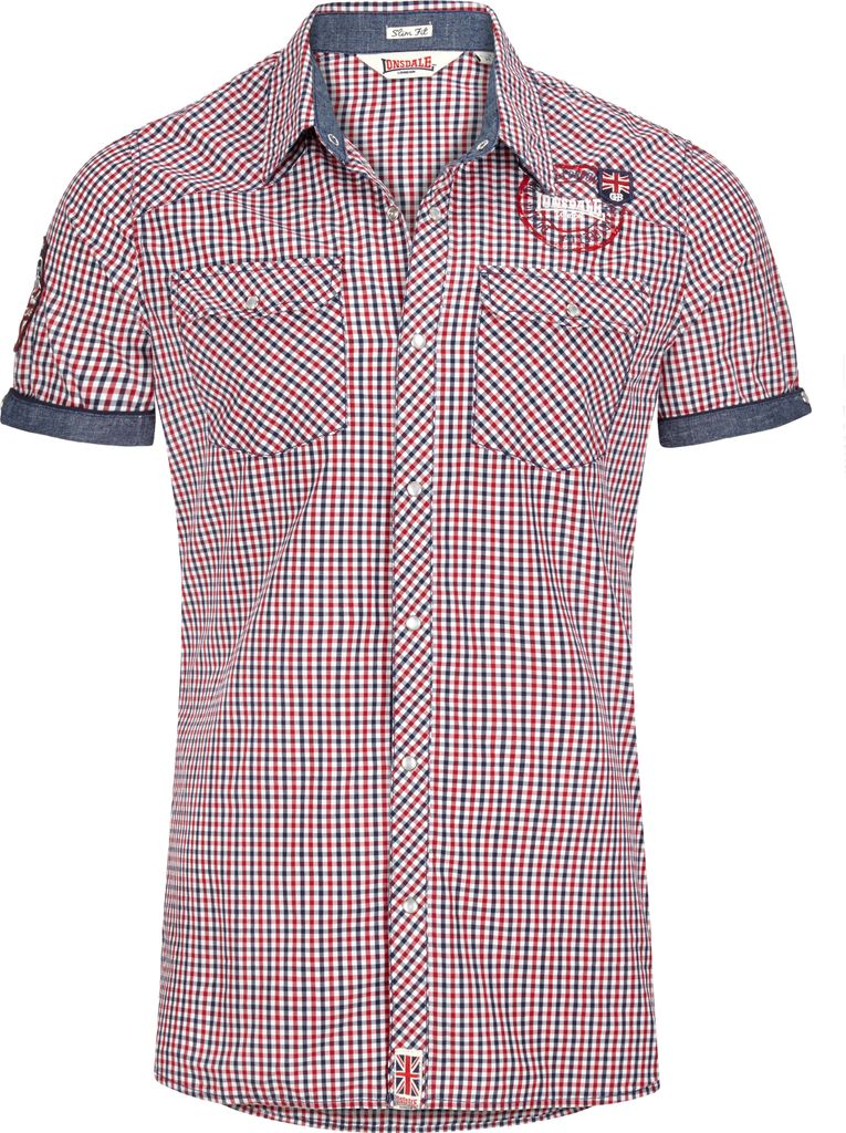 Pánská košile s krátkým rukávem slim fit REIGATE Obrázek produktu 