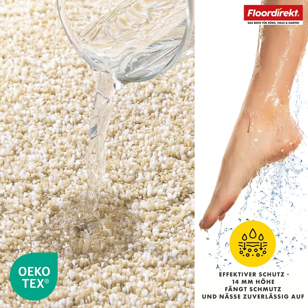 Tappetone Bagno Floordirekt Nasa 60x150 cm Beige | Casa e Bambini - 9