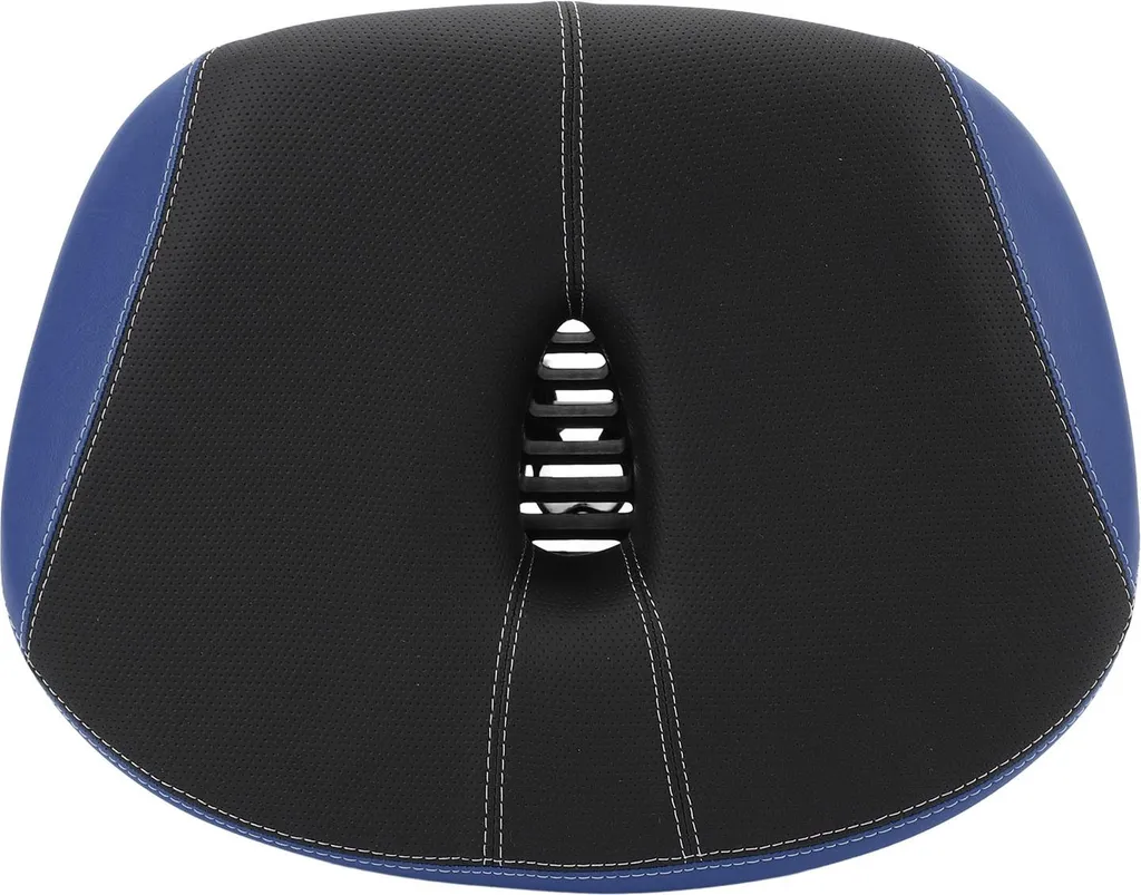 Selle vélo confort pour hommes et femmes large coussin bleu de ville