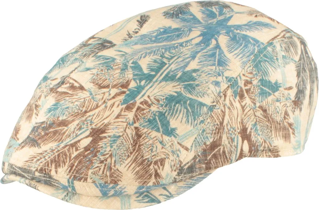 Göttmann Jackson Casquette en Lin à Imprimé Palmiers - Style Été Chic