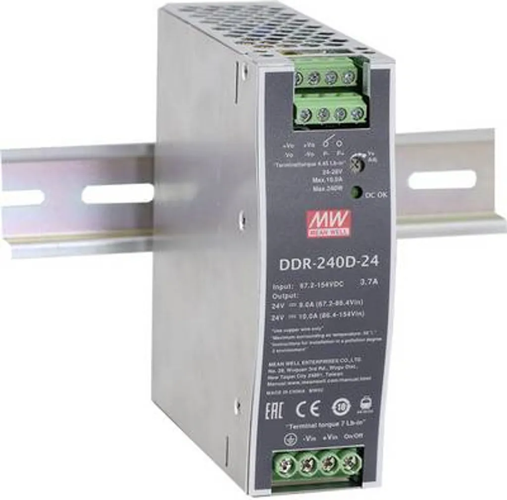 Convertisseur DDR-240C-24 Stable : Fini les Chutes de Tension 24V