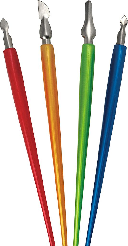 Kratzmesser mit Halter, 4 Stück