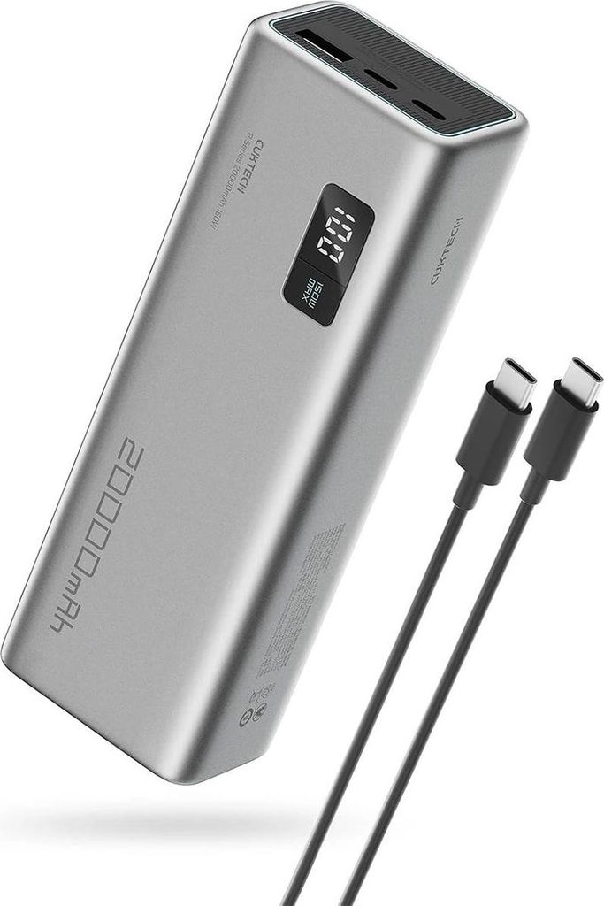 Powerbank Cuktech P+Series No.15 150W 20000Mah - Szary Zdjęcie produktu 