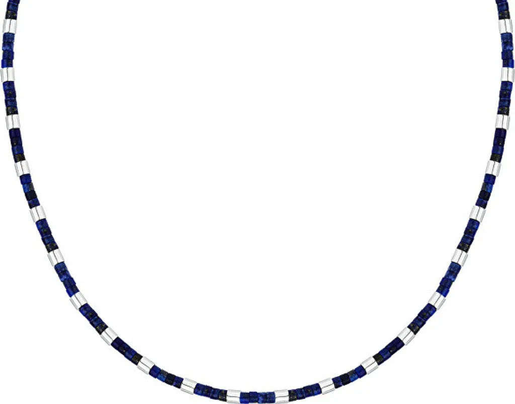 Collier homme en lazurite Pietre S1729 idéal pour un look élégant