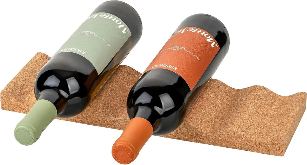 Casier à vin compact pour comptoir bar - Rangement bouteilles liège