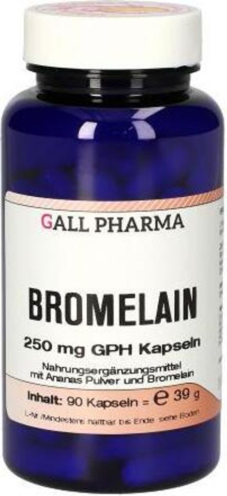 Bromelain 250 mg Gph Kapseln 90 St